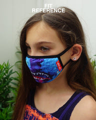 KIDS FORM FITTING MASK: SPUCCI LEOPARD