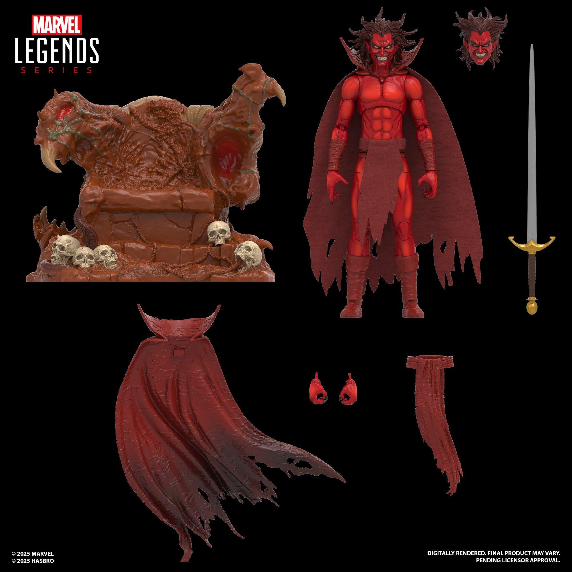 Marvel Legends Series Marvel’s Mephisto with Infernal Throne
