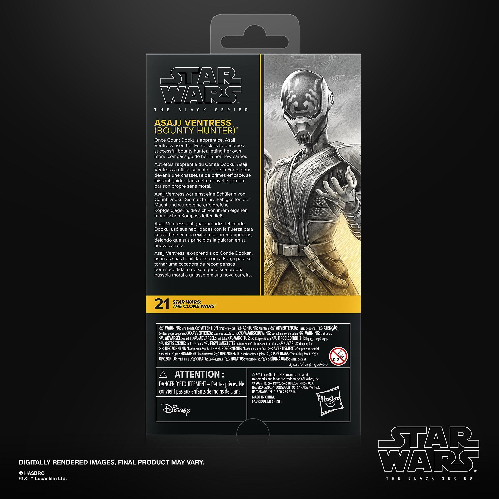 STAR WARS The Black Series Asajj Ventress (Bounty Hunter)